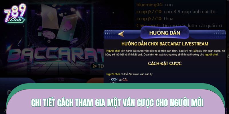 Chi tiết cách tham gia một ván cược cho người mới